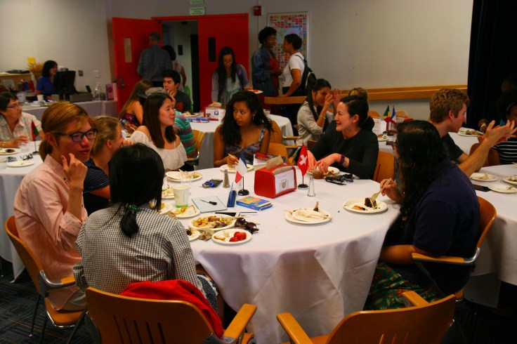 French table with Alva and Livi, Closing Lunch S17