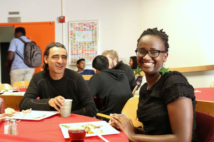 10Mouhcine and Amandine, French table