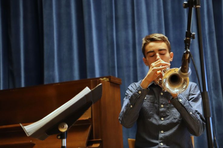 14musician Caleb, trumpet