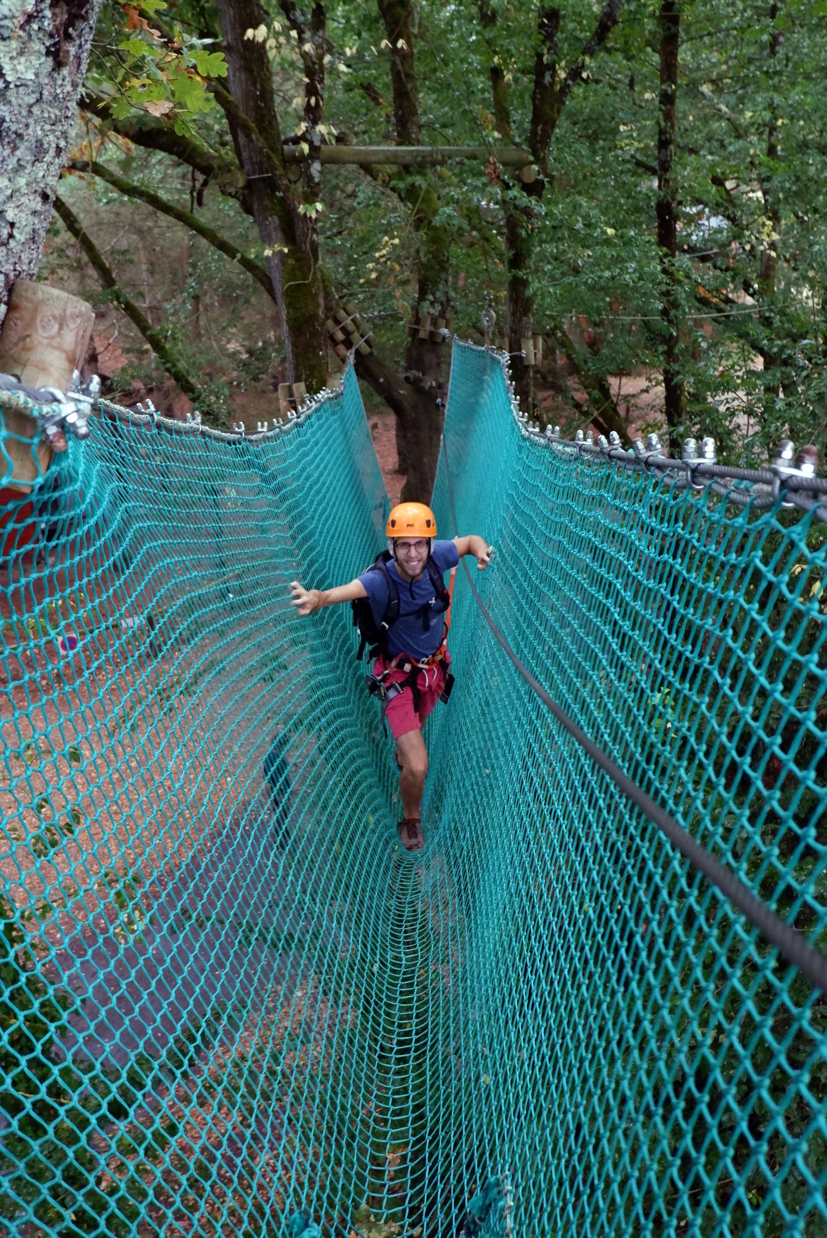 Ryan à l'accro-branche