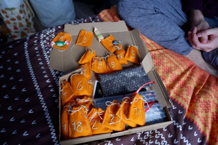 un calendrier de l'avent DIY