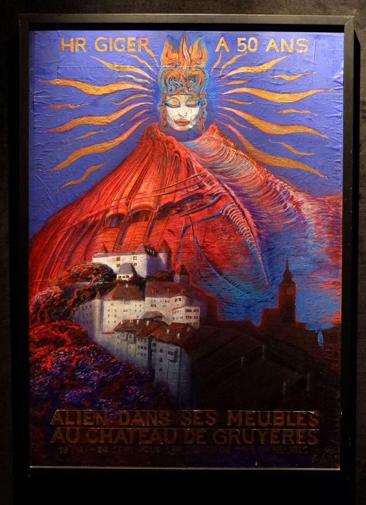 une affiche pour fêter les 50 ans de H.R. Giger