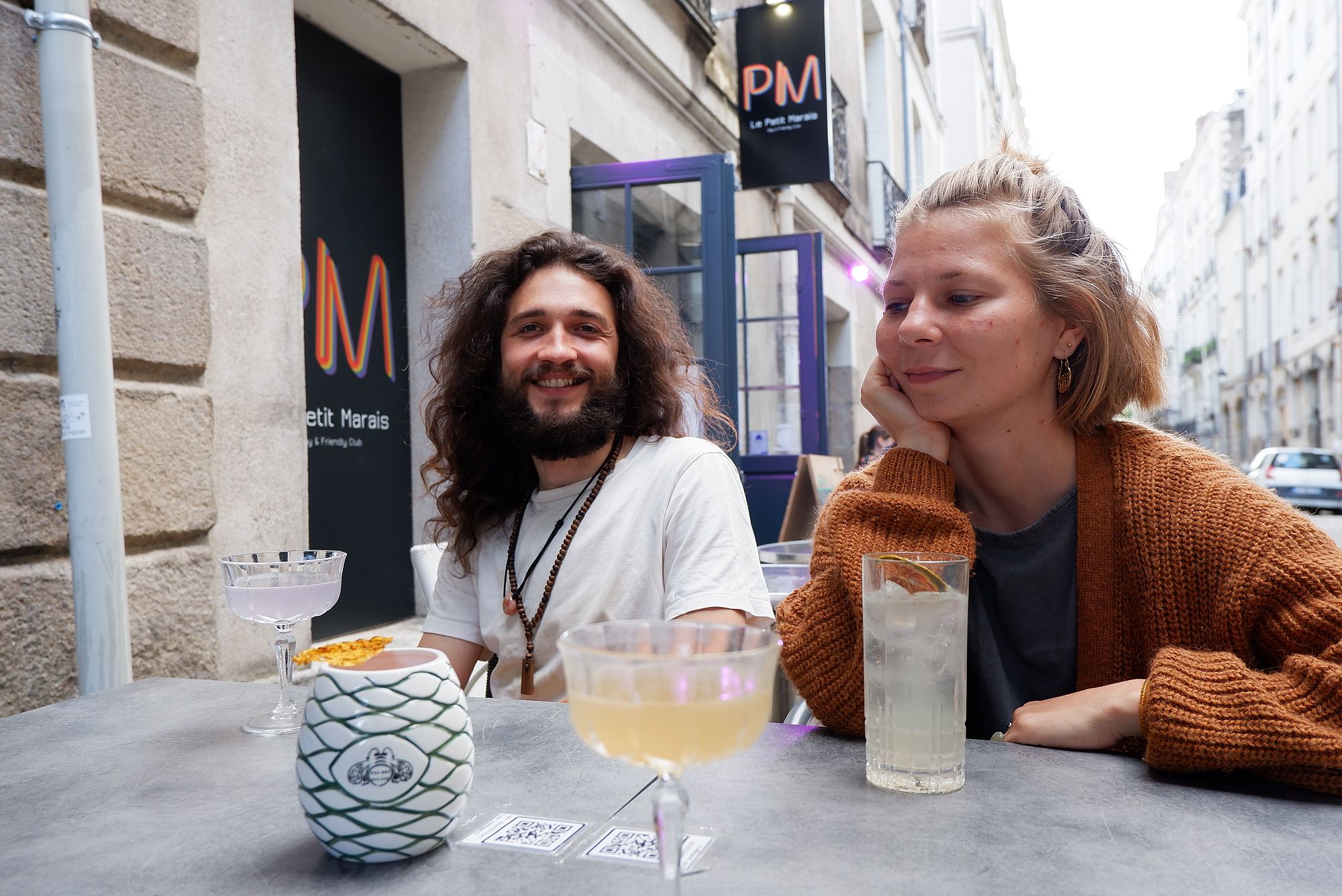 Au bootlegger, à Nantes, avec Justine et Guilhem