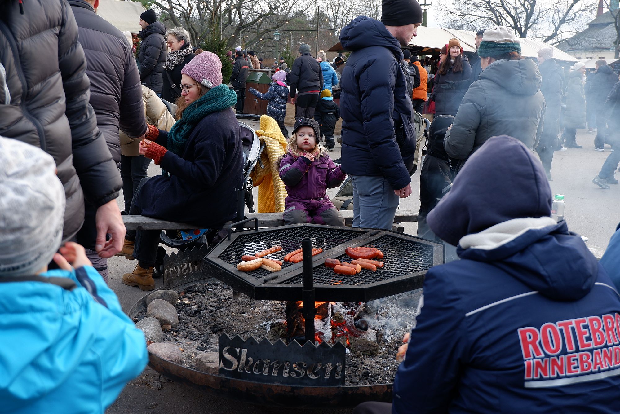 un barbecue à Skansen