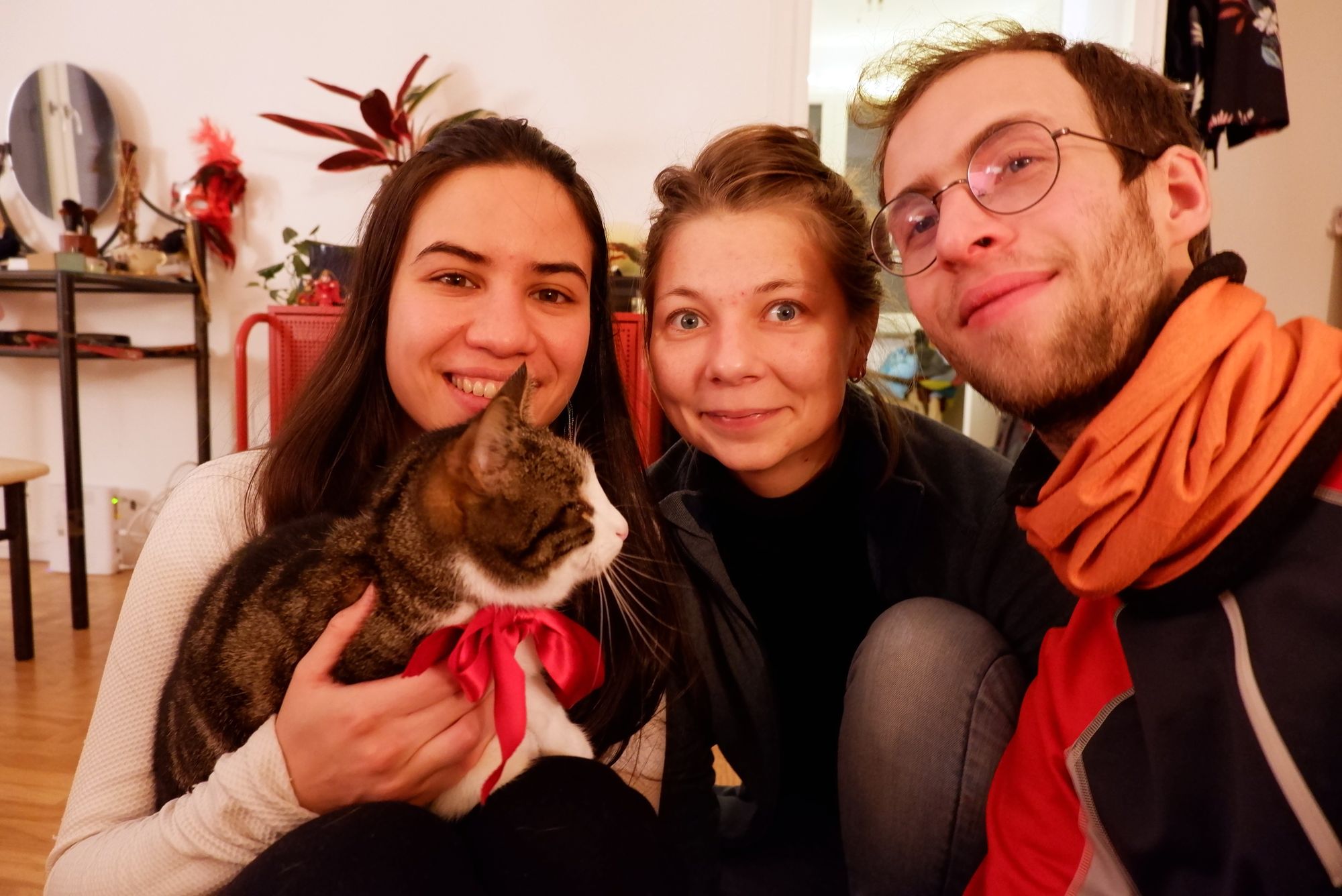 Selfie avec Ryan, Justine, Stormy et moi